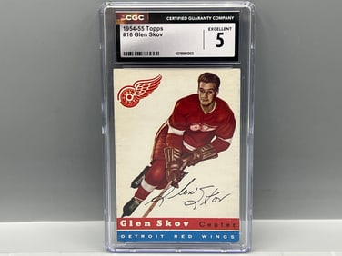1954-55 Topps Glen Skov #16 CGC EX 5