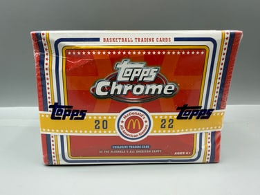 2022 Topps Chrome McDonalds All American Basketball Unopened Blaster Box - Possible Lauren Betts and