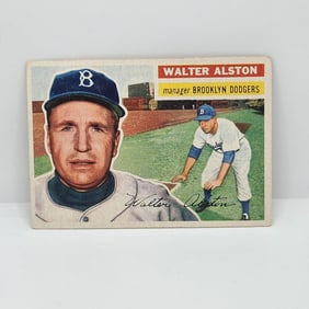1956 Topps Walter Alston #8 HOF