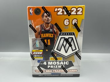 2021-22 Panini Mosaic Basketball Unopened Blaster Box - Possible Cade Cunningham RCs