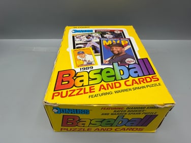 1989 Donruss Baseball Unopened Box - 36 Packs - Possible RCs of Ken Griffey Jr