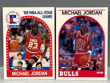1989 Hoops Michael Jordan #200 & All Star #21