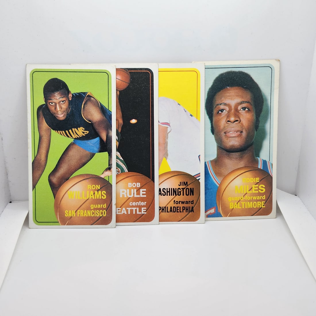 (7) 1970 Topps Basketball Cards (Tall Boys) - Varying Conditions (1 of 2)