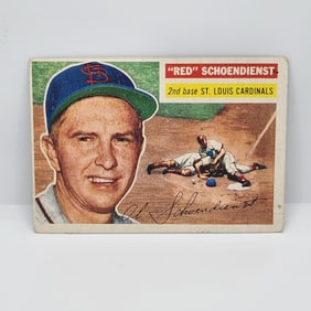1956 Topps Red Schoendienst #165 HOF