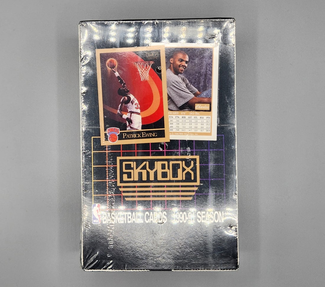 1990-91 Skybox Basketball Series 1 Unopened Box (1 of 2)
