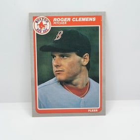 1985 Fleer Roger Clemens #155 Rookie