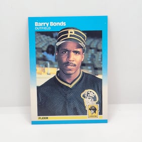 1987 Fleer Barry Bonds #604 Rookie