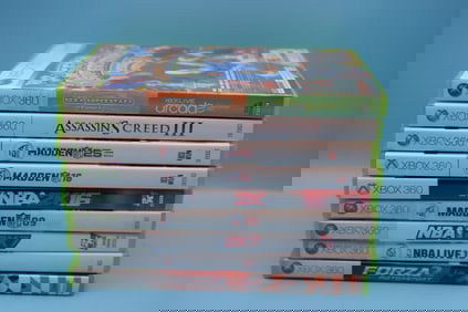 Xbox 360 Lot of 9 Video Games - Untested