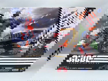 2023 Hasbro GI Joe Classified Series Scrap-Iron & Anti-Armor Drone Sealed in Box