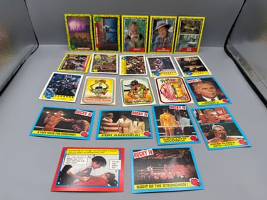 Lot of Misc Vintage Non-Sport Cards - Rocky IV, Little Shop, Harry & Hendersons, TMNT