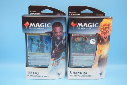 Magic The Gathering MTG Teferi & Chandra Sealed Planeswalker Decks - Dominaria