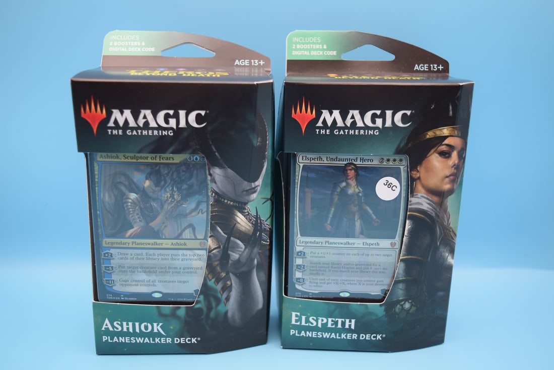 Magic The Gathering MTG Ashiok & Elspeth Sealed Planeswalker Decks - Theros Beyond Death (1 of 2)
