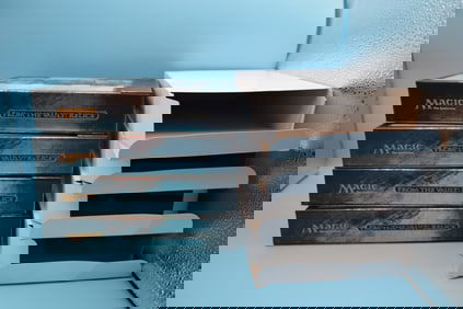 Magic The Gathering MTG Lot of Empty Boxes with Spin Down Dice and Inserts - From The Vault: Relics