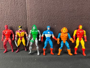 1984 Mattel Marvel Secret Wars Action Figures Lot of 6