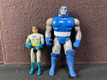 1979 Mego Pocket Heroes Batman (Incorrect head) & 1985 Kenner Super Powers Darkseid