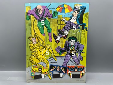 1977 Cheerios ProMark DC Comics Magnetic Dart Game Cereal Premium Mailaway - Missing Superman Dart