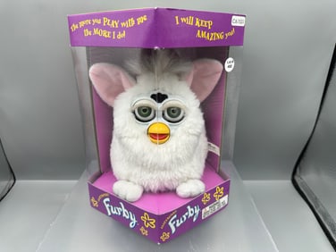 1998 Tiger Furby Gen 1 Snowball in Sealed Box - electronics untested