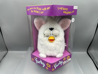 1998 Tiger Furby Gen 1 Snowball in Sealed Box - electronics untested