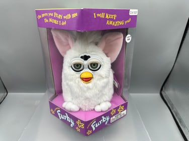 1998 Tiger Furby Gen 1 Snowball in Sealed Box - electronics untested