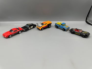 Lot of 5 Die Cast Cars - Hot Wheels, Matchbox - Varying Conditions