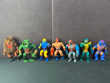 Vintage Masters of the Universe Action Figures Lot - Varying Conditions