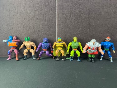 Vintage Masters of the Universe Action Figures Lot - Varying Conditions