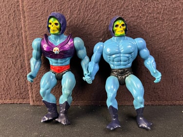 Vintage Masters of the Universe Skeletor Action Figures Lot - Varying Conditions