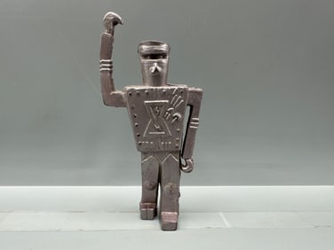 Vintage Die Cast Metal 4" Robot Figure