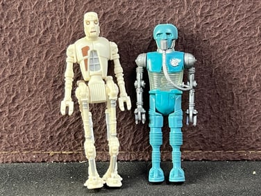 1983 & 1980 Kenner Star Wars 8D8 Smelter Droid & 2-1B Medical Droid