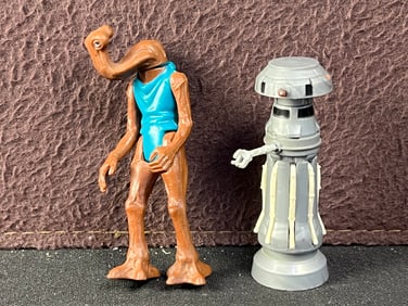 1978 & 1980 Kenner Star Wars Hammerhead & FX-7 Medical Droid