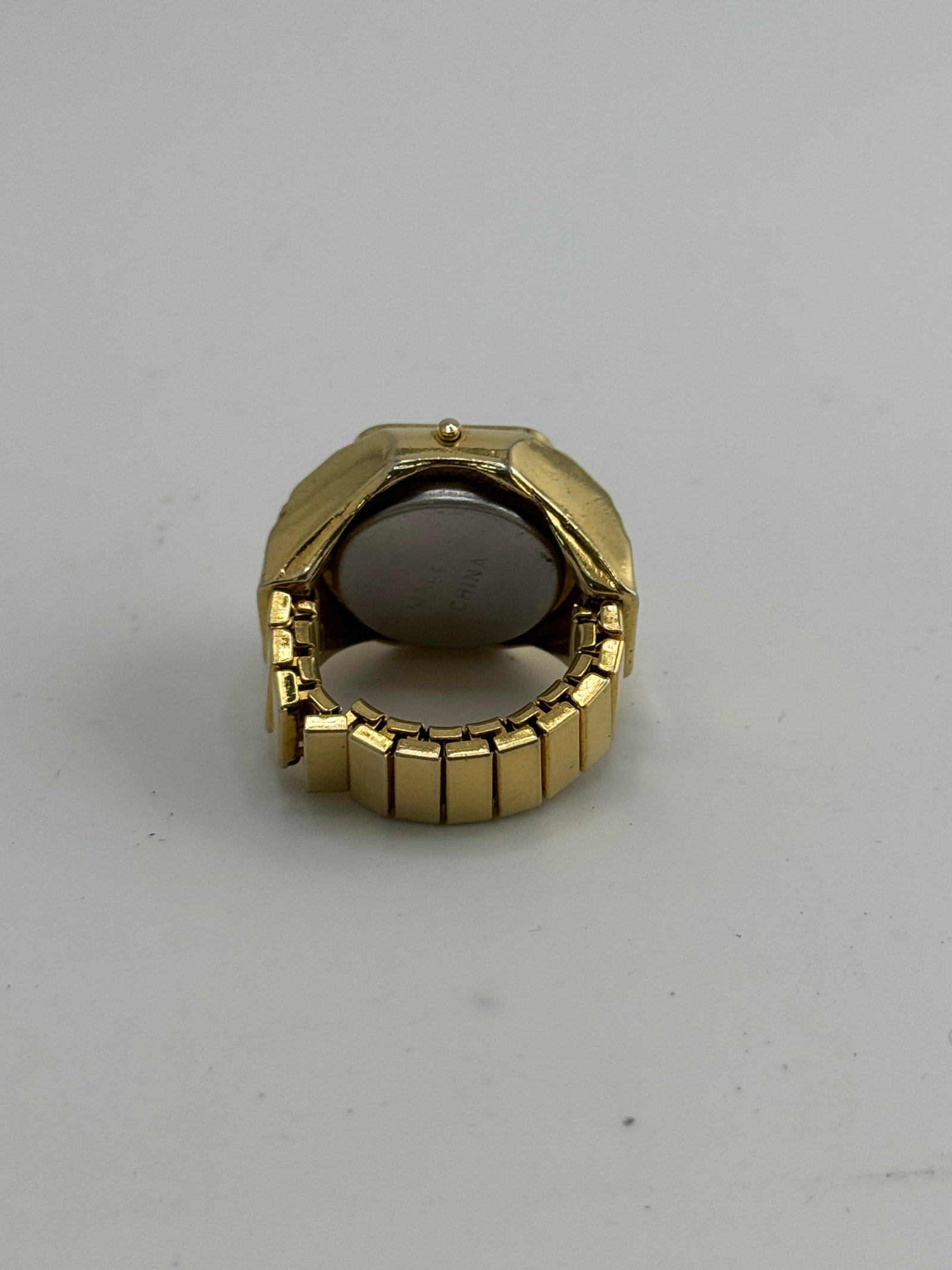 Saxon gold coloured ring watch - 2