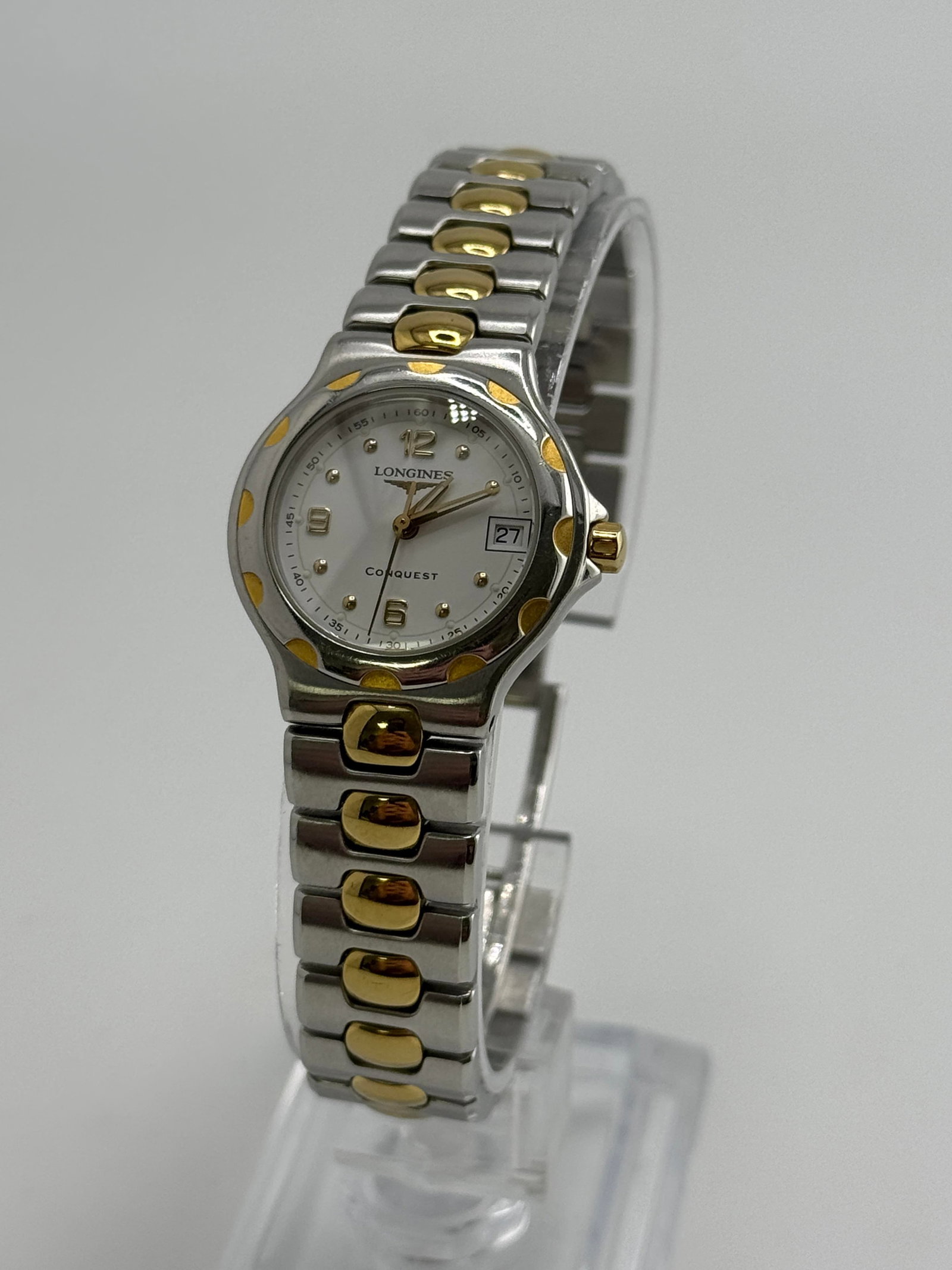 Longines Conquest Ladies L1.131.1: Longines Conquest Ladies L1.131.1, watch only, working at the time of catalogue The working order, accuracy or any implied water resistance of any lots sold is not guaranteed. For more information
