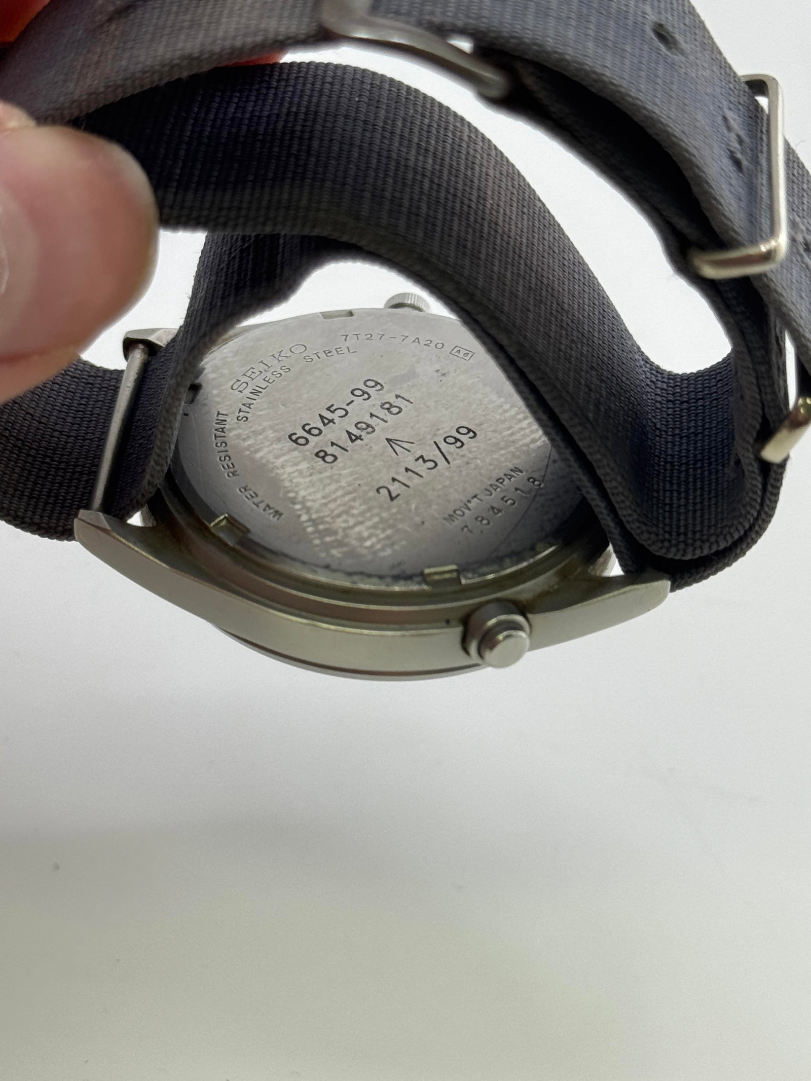 Seiko Military Chronograph Watch 7T27-7A20 - 3