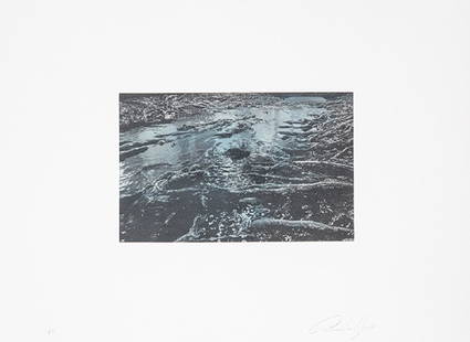 CRISTINA IGLESIAS - Disparate: CRISTINA IGLESIAS San Sebastián 1956 “Disparate. 2016” Aquatint and photopolymer on paper Signed in pencil P.T (prueba de taller); of an edition of 75 copies Measurements 16.4 x 26.5 cm (print);