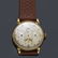 UNIVERSAL. Men's triple calendar watch with case in 18K