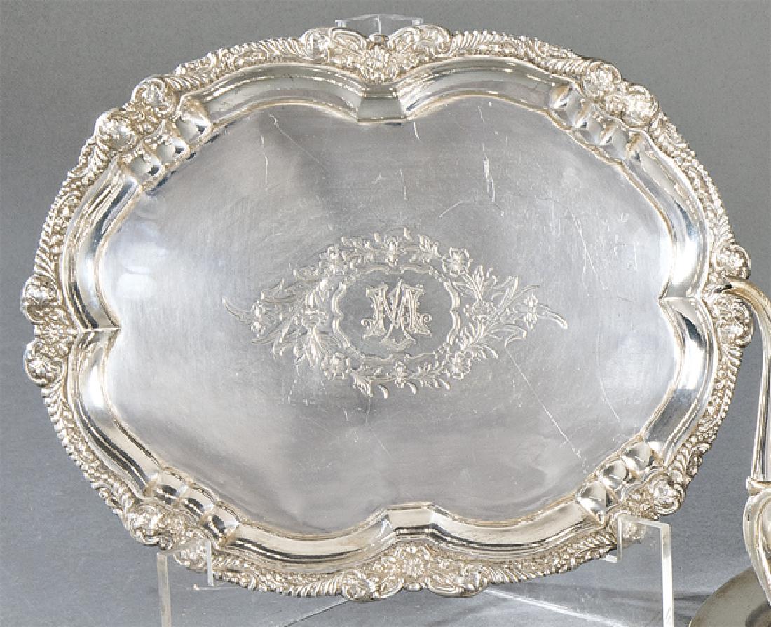 Wavy-edge tray in Spanish hallmarked sterling silver (1 of 1)
