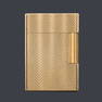 ST. DUPONT, lighter with guilloché decoration in gold.