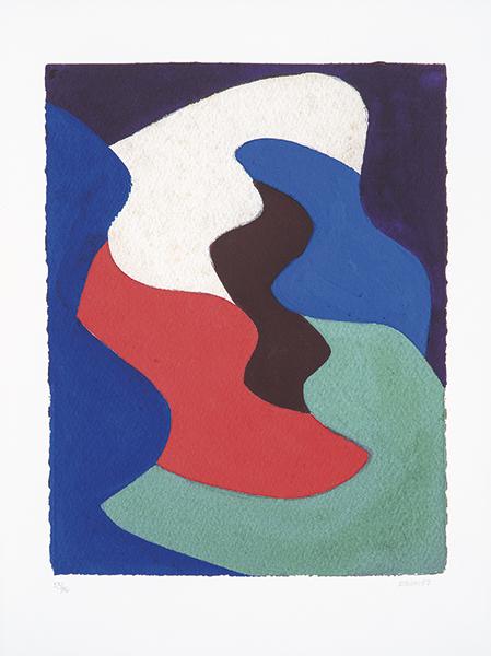 TEAM 57 - Untitled: TEAM 57 Juan Cuenca, Ángel Duarte, José Duarte, Agustín Ibarrola and Juan Serrano, 1957-1962 Untitled. 2007 Lithograph on Somerset Velvet Fine Art paper, carried out from a draft of 1960 Signed by