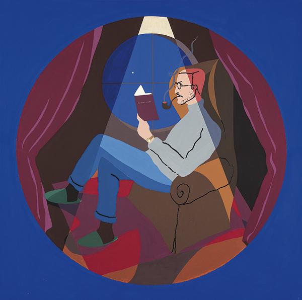 PELAYO ORTEGA - El Confort: ORTEGA PELAYO Mieres, Asturias 1956 El comfort. 1995 Acrylic on canvas Signed, titled and dated on the back 1995 Size 200 x 200 cm Provenance: -Gallery Cornión, Gijón -Private collection