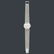 LONGINES ladies' with case and band in 18K white gold