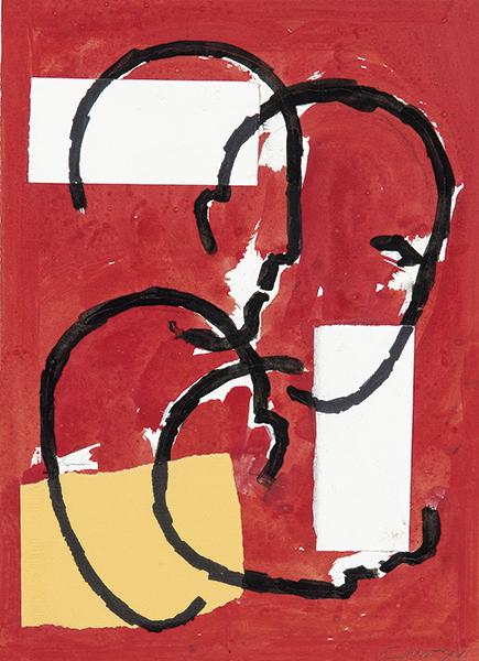 RAFAEL CANOGAR - Urban scene: RAFAEL CANOGAR Toledo 1935 Urban Scene Oil and collage on paper Signed Size: 44.5 x 34 cm Provenance: Acquired directly from the artist by the current owner.