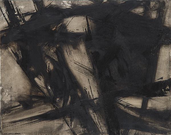 JOAN HERNANDEZ PIJUAN - Paint: JOAN HERNANDEZ PIJUAN Barcelona 1931-2005 Paint 115-60. 1960 Oil on canvas Signed and dated Back signed, titled and dated February 1960 Size: 50 x 65 cm Provenance: (label on the back) - Galerie 50 As