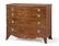 George III chest of drawers in mahogany and mahogany