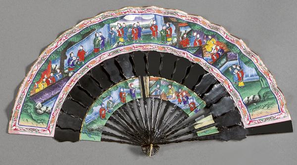 Cantonese fan “Thousand faces", Cantón 19th Century (1 of 1)