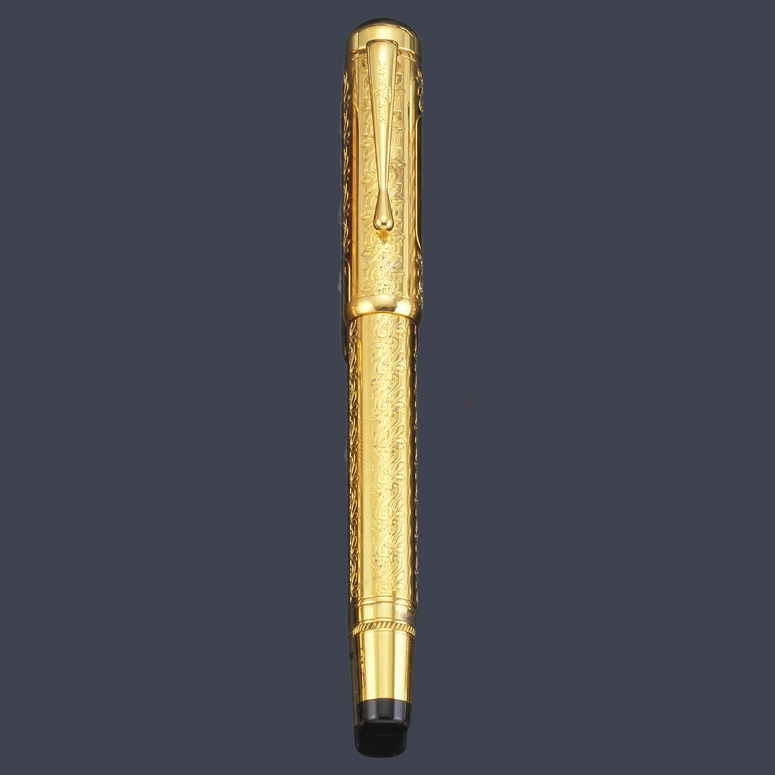 MONTBLANC Louis XIV (1638-1715), pen No. 4007/4810.: MONTBLANC Louis XIV (1638-1715), pen No. 4007/4810. Germany 1994.Tribute to the so-called "Sun King", great promoter of the Arts in France, this pen is made of gold-plated 925 thousandths sterling sil