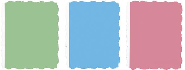 DAN FLAVIN New York 1933-1996: Untittled (Sequences). 1996Triptych consisting of 3 Aquatints on Twinrocker handmade paper with publisher's stampOn the back Signed in pencil by Stephen Flavin (artist's son) and dated 1996 (each)H.C.