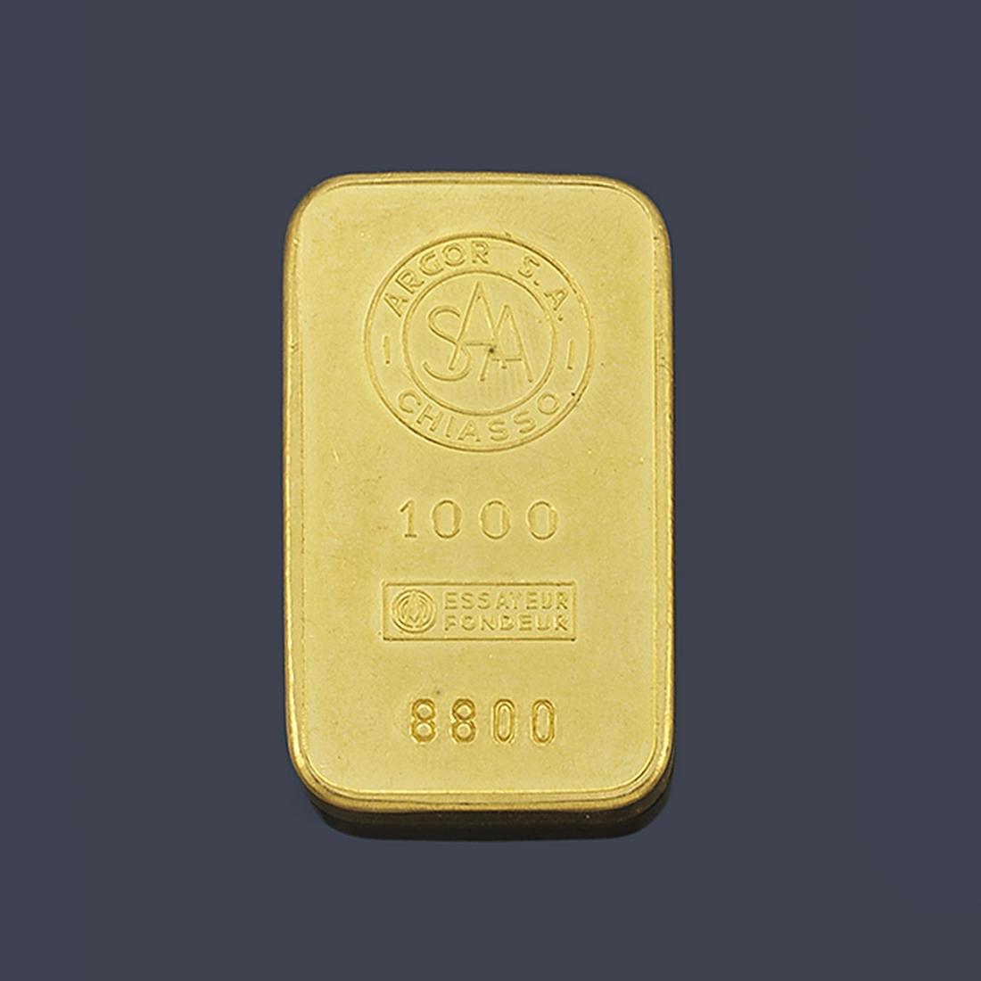 100 g 24 K gold bar. (1 of 1)