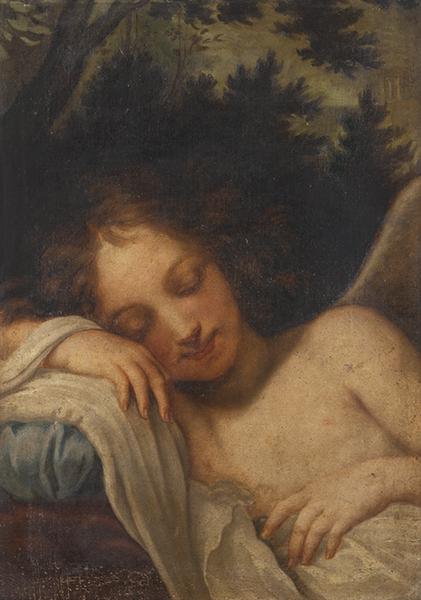 FLEMISH SCHOOL 18th Century  - Sleeping child (fragment (1 of 1)