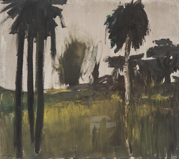 ESCUELA CUBANA S. XX Landscape of Cuba. 1961 Oil: ESCUELA CUBANA S. XX Landscape of Cuba. 1961 Oil on panel signed R. Pedreguera and dated 1961 Measurements 72 x 81 cm