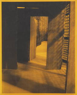 CRISTINA IGLESIAS San Sebastián 1956 Pablo: CRISTINA IGLESIAS San Sebastián 1956 Pablo Iglesias Foundation. 2003 Serigraph on vegetable paper Signed in pencil and dated 2003 Numbered 39/50 Measures 50 x 40 cm Edited by Cristina Iglesias, M